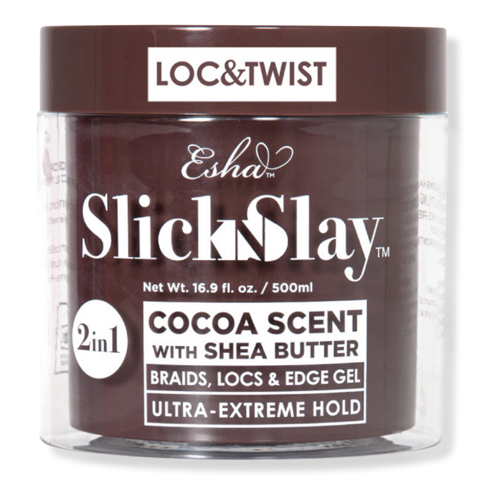 Esha Slick N Slay 2-IN-1 Braid & Edge Gel - Cocoa - 16.9 oz