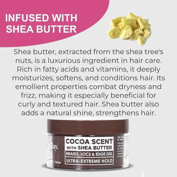 Esha Slick N Slay 2-IN-1 Braid & Edge Gel - Cocoa #2