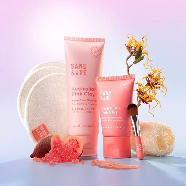 Sand and Sky Australian Pink Clay Pore Tight Kit #4