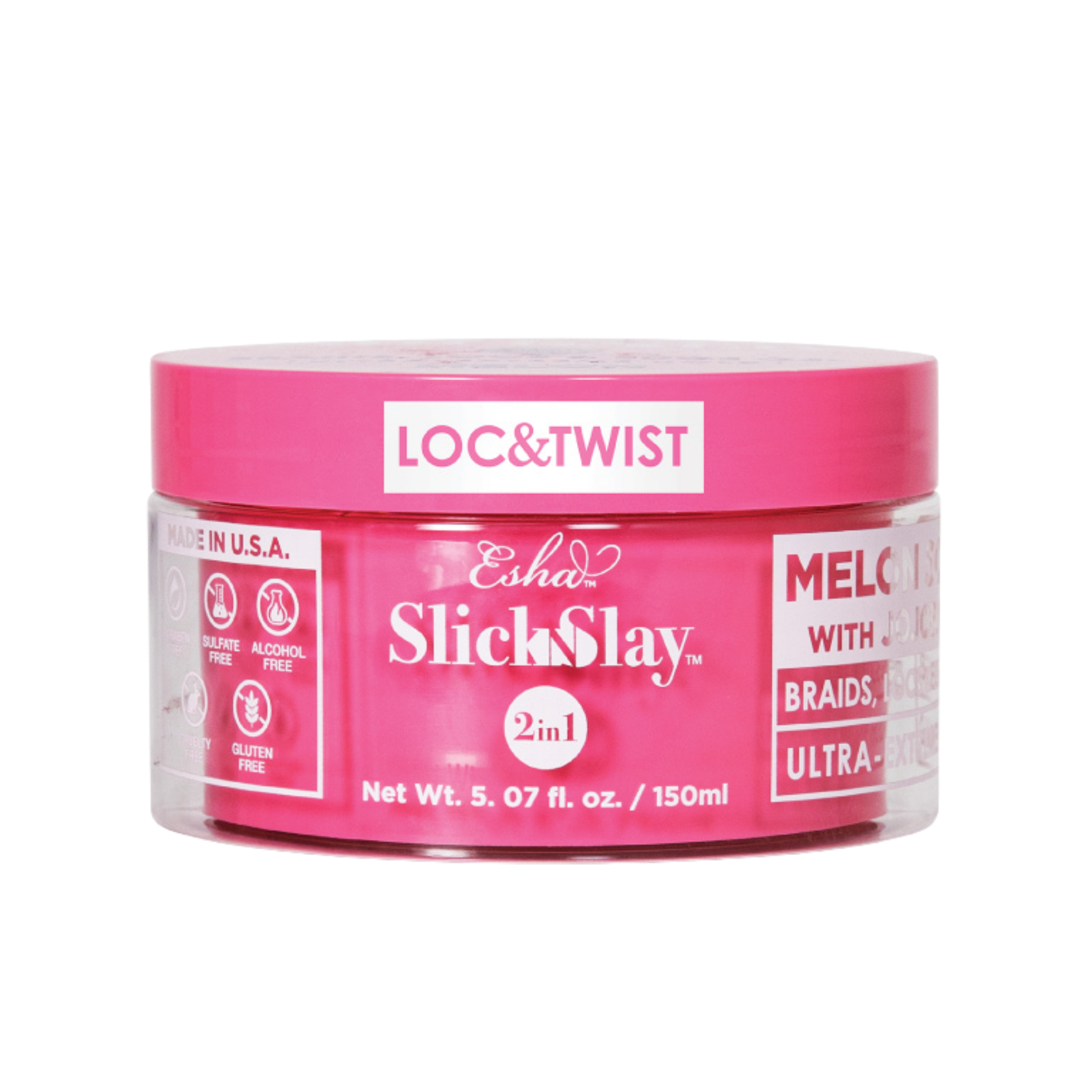 Esha Slick N Slay 2-IN-1 Braid & Edge Gel - Melon #1