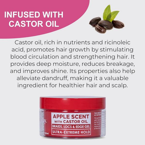 Esha Slick N Slay 2-IN-1 Braid & Edge Gel - Apple #2