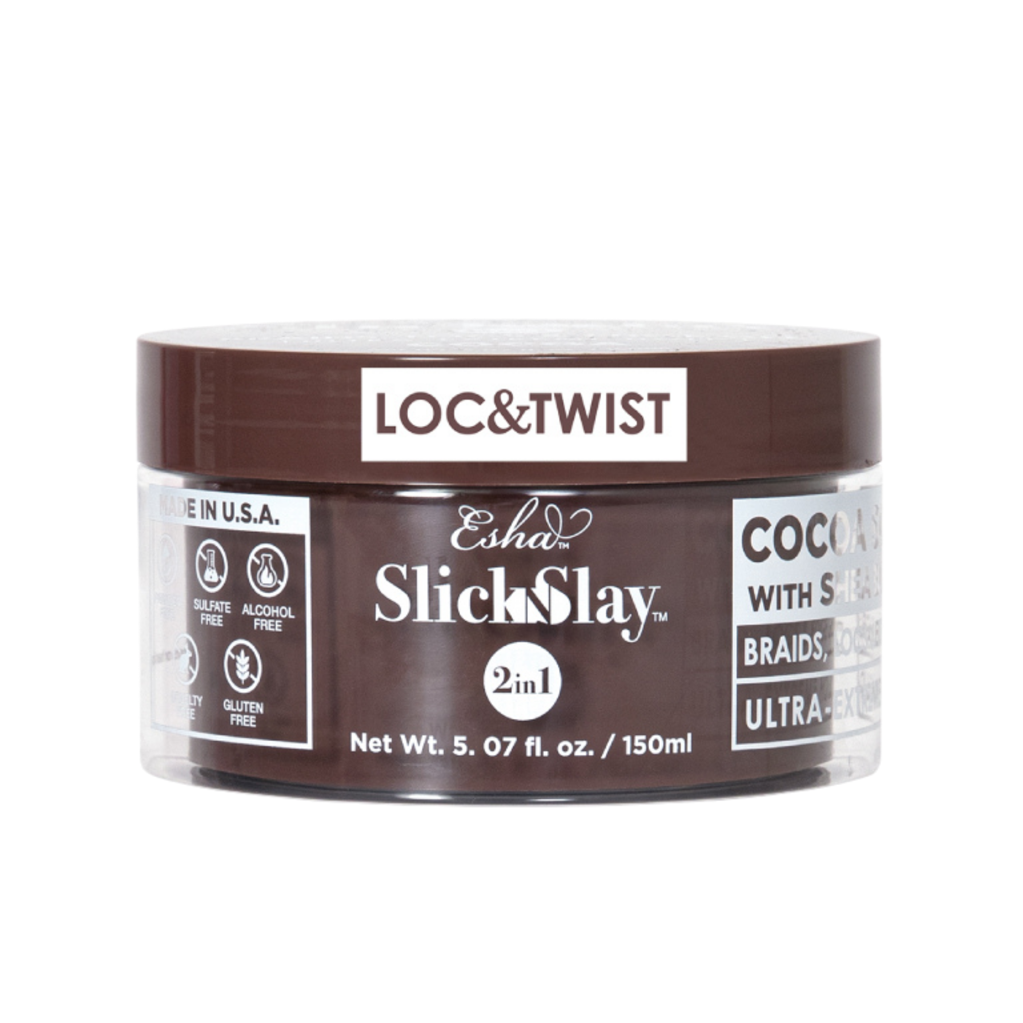Esha Slick N Slay 2-IN-1 Braid & Edge Gel - Cocoa #1