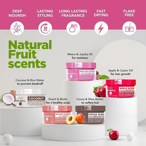 Esha Slick N Slay 2-IN-1 Braid & Edge Gel - Apple #4