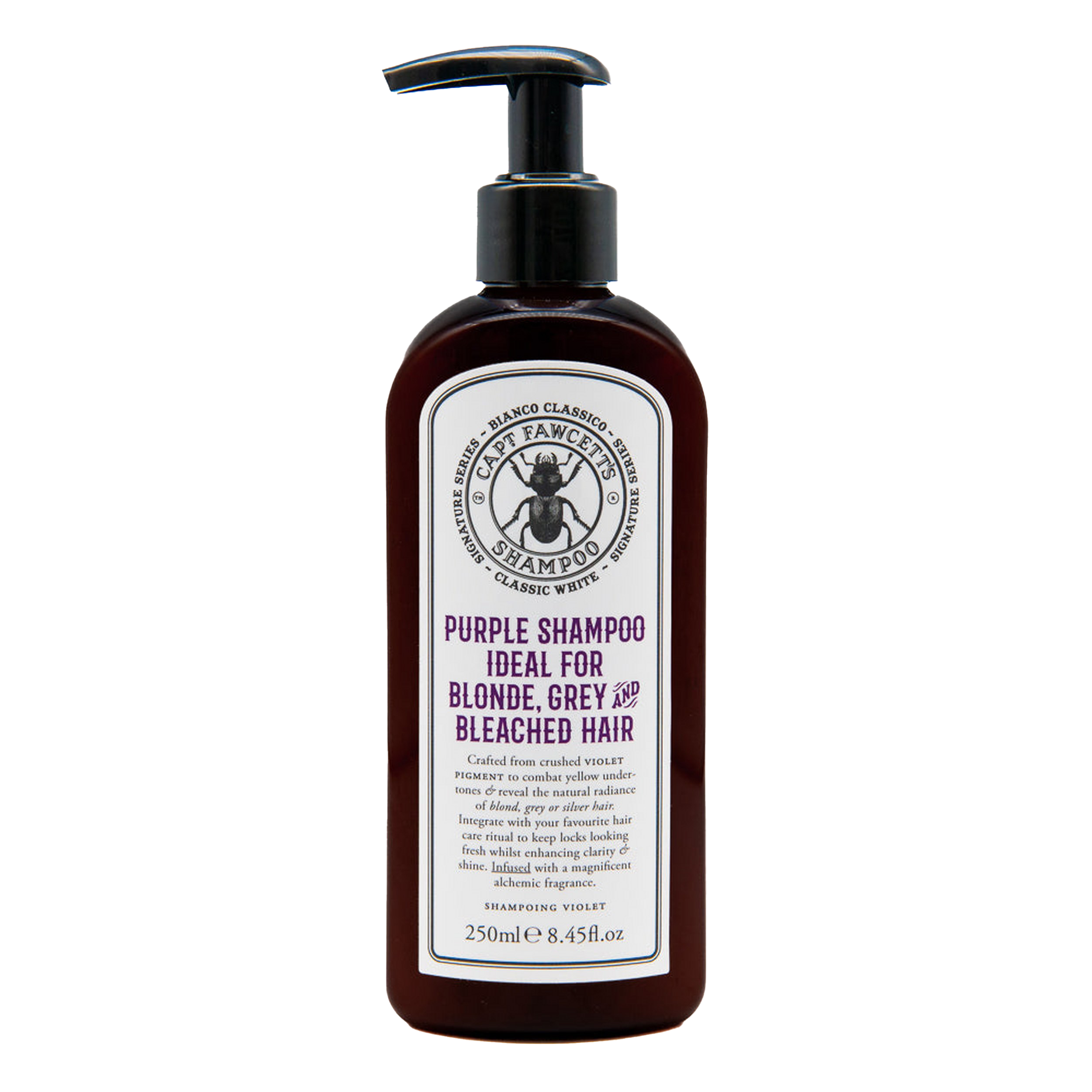 Captain Fawcett Bianco Classico Purple Shampoo #1
