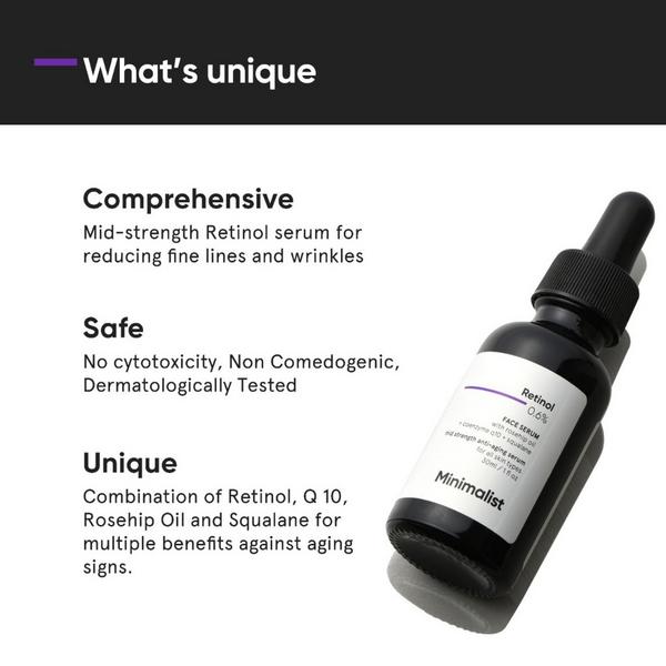 Minimalist Retinol 0.6% Face Serum #3