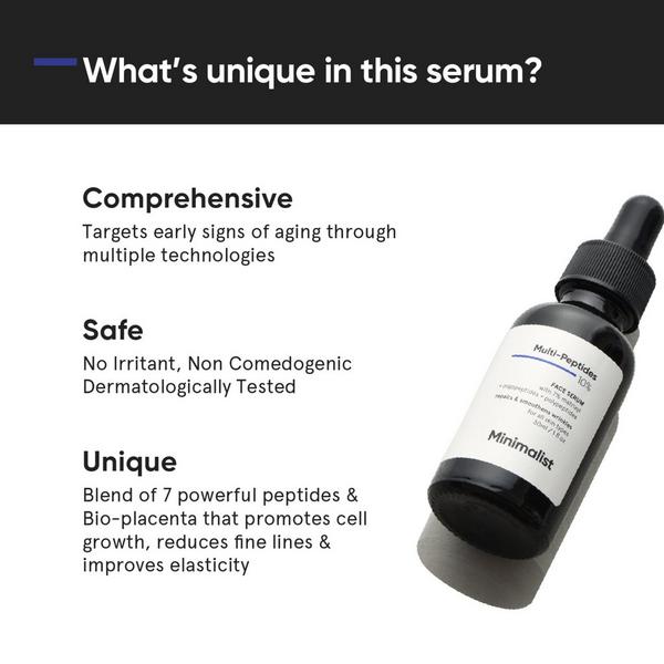Minimalist Multi Peptides 10% Face Serum #3