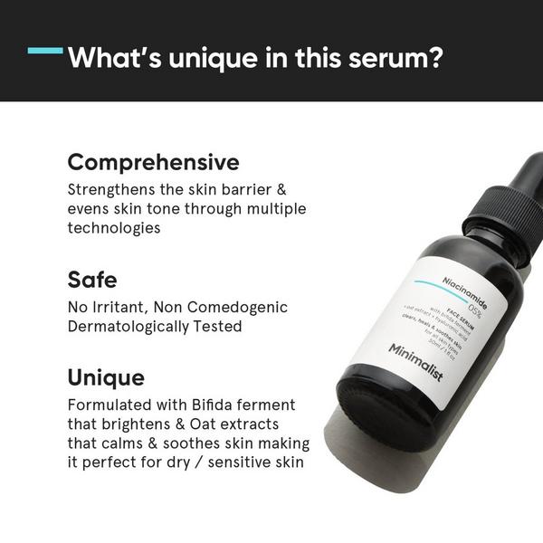Minimalist Niacinamide 5% Face Serum #3