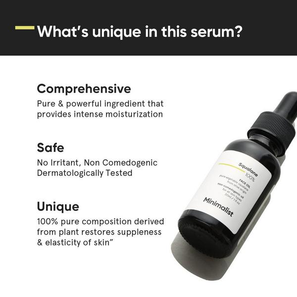 Minimalist Squalane 100% Face Oil #3
