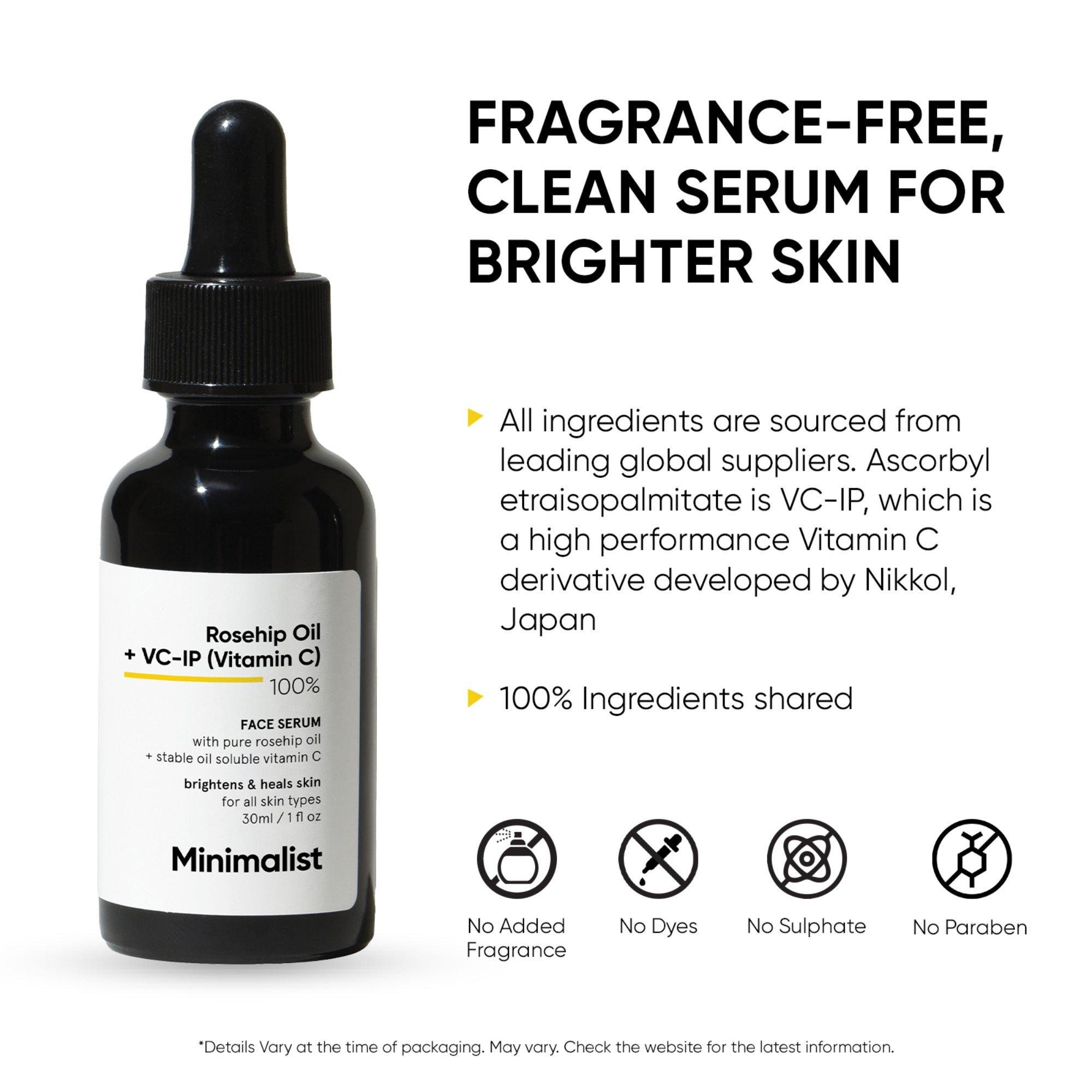 Minimalist Rosehip Oil with Vitamin C Face Serum — фото 4
