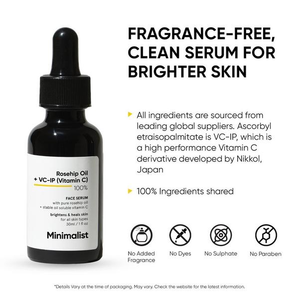 Minimalist Rosehip Oil with Vitamin C Face Serum #4