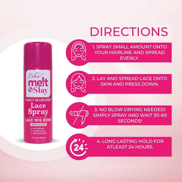 Esha Melt N Slay Glueless Lace Spray Absolute #5