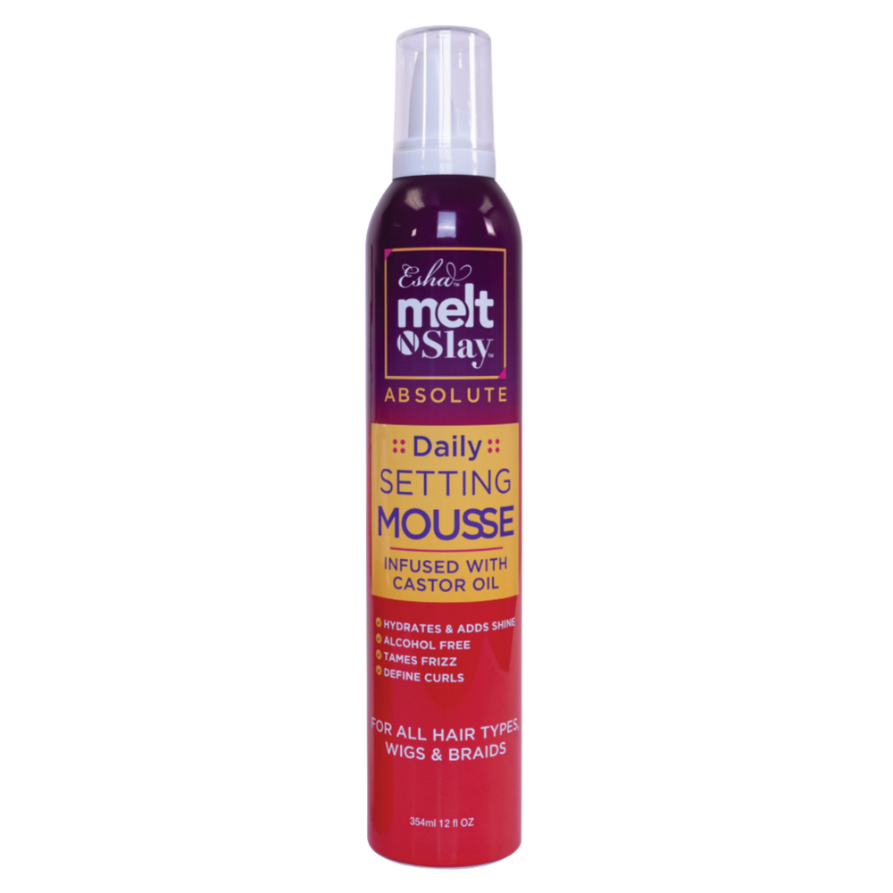 Esha Melt N Slay Setting Hair Mousse - 12 oz