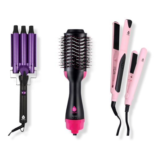 PURSONIC - Triple Barrel Curler, One-Step Volumizer & Flat Iron
