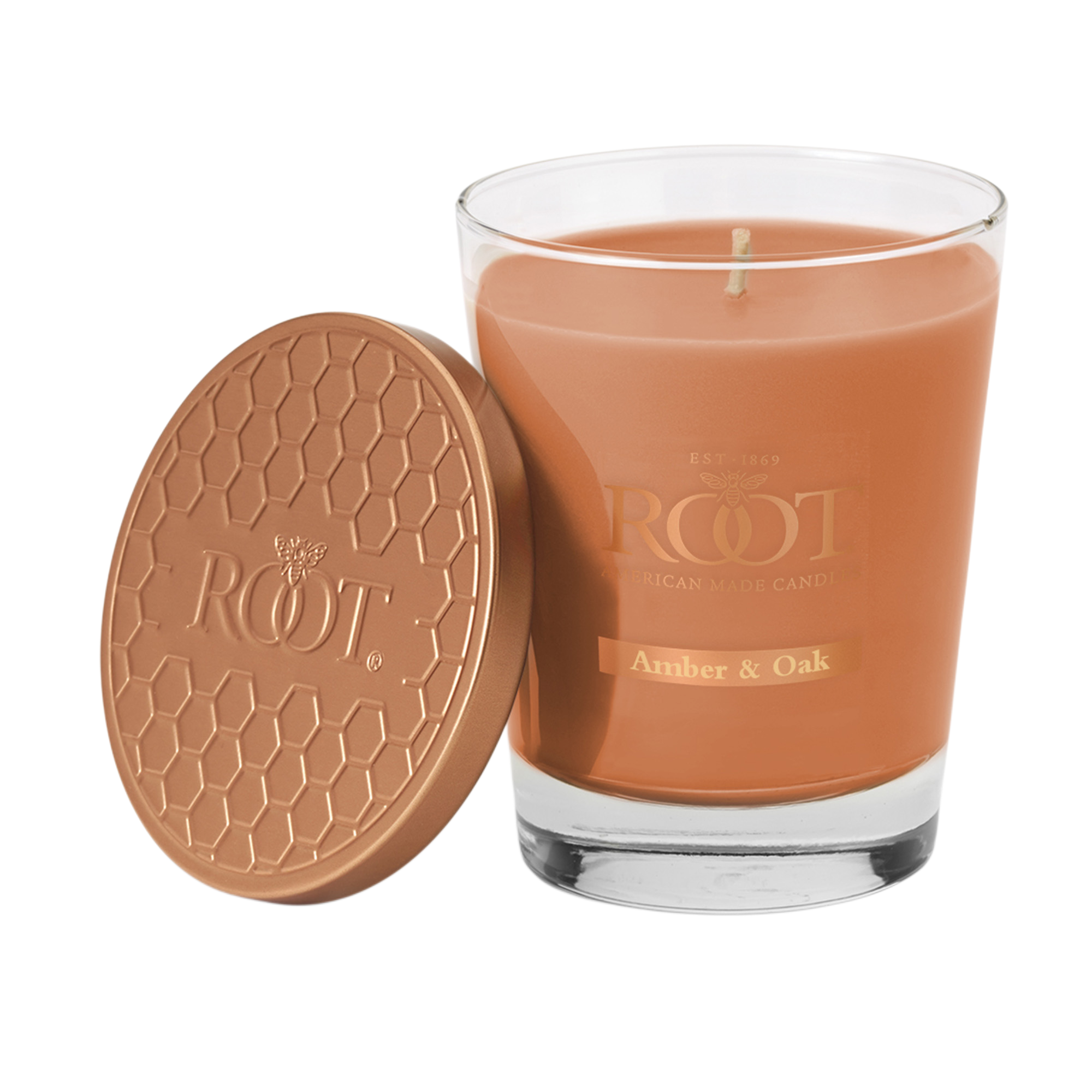 Root Candles Legacy Collection Luxury Scented Candle - Amber & Oak #1