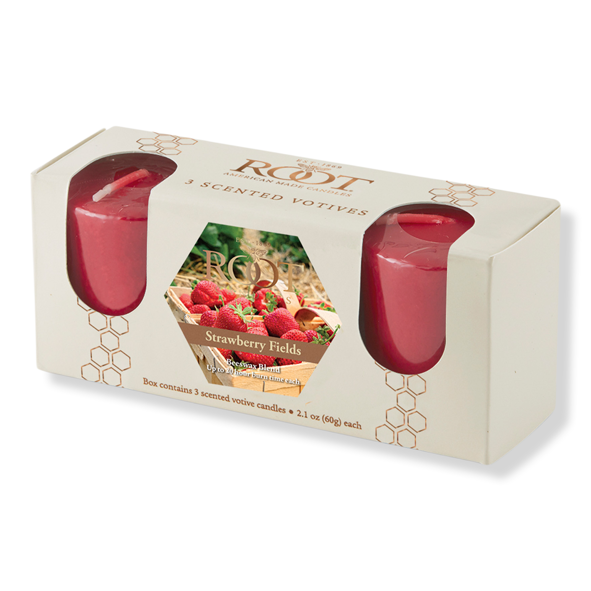Root Candles Legacy Collection Luxury Scented Candle - Strawberry Fields #1