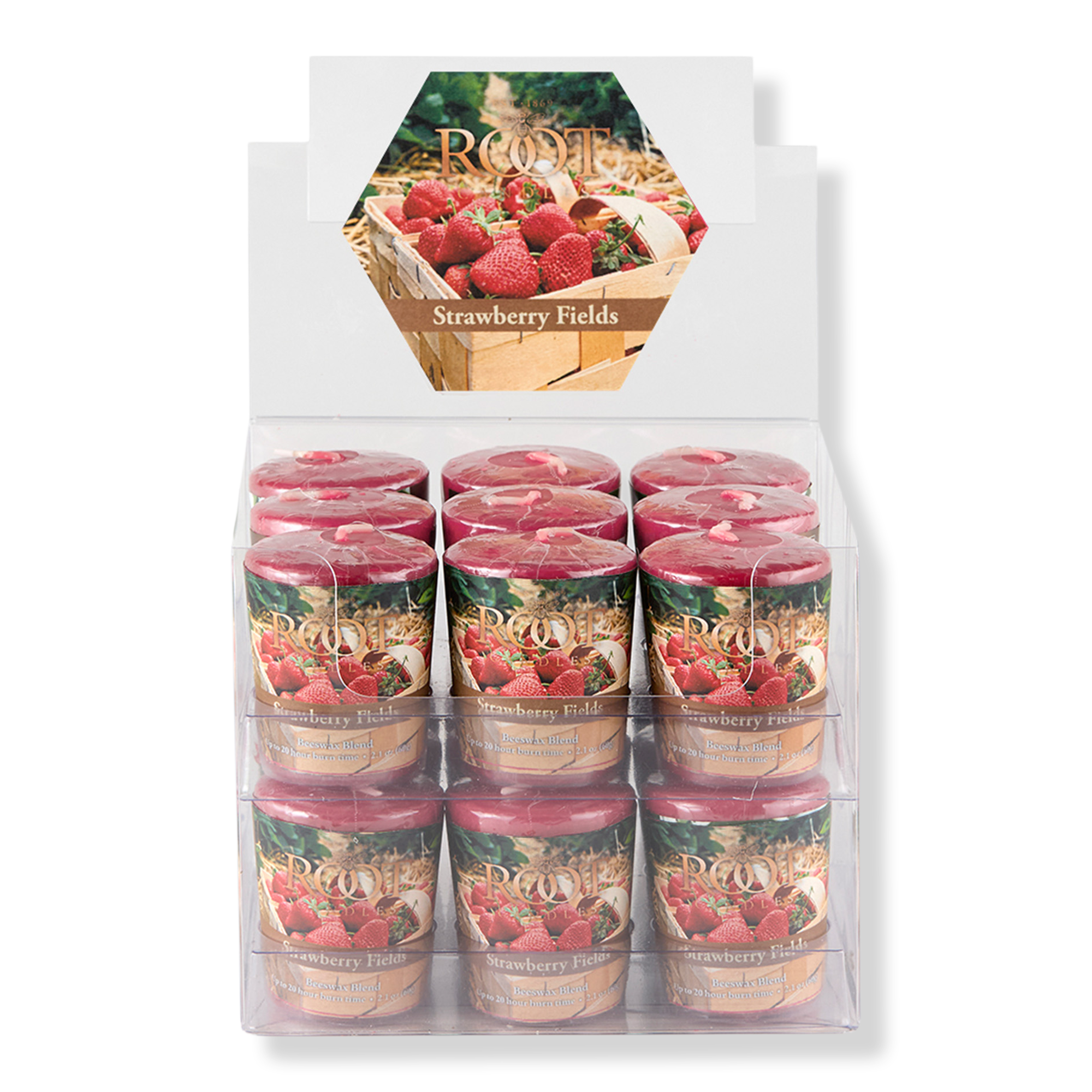 Root Candles Legacy Collection Luxury Scented Candle - Strawberry Fields #1