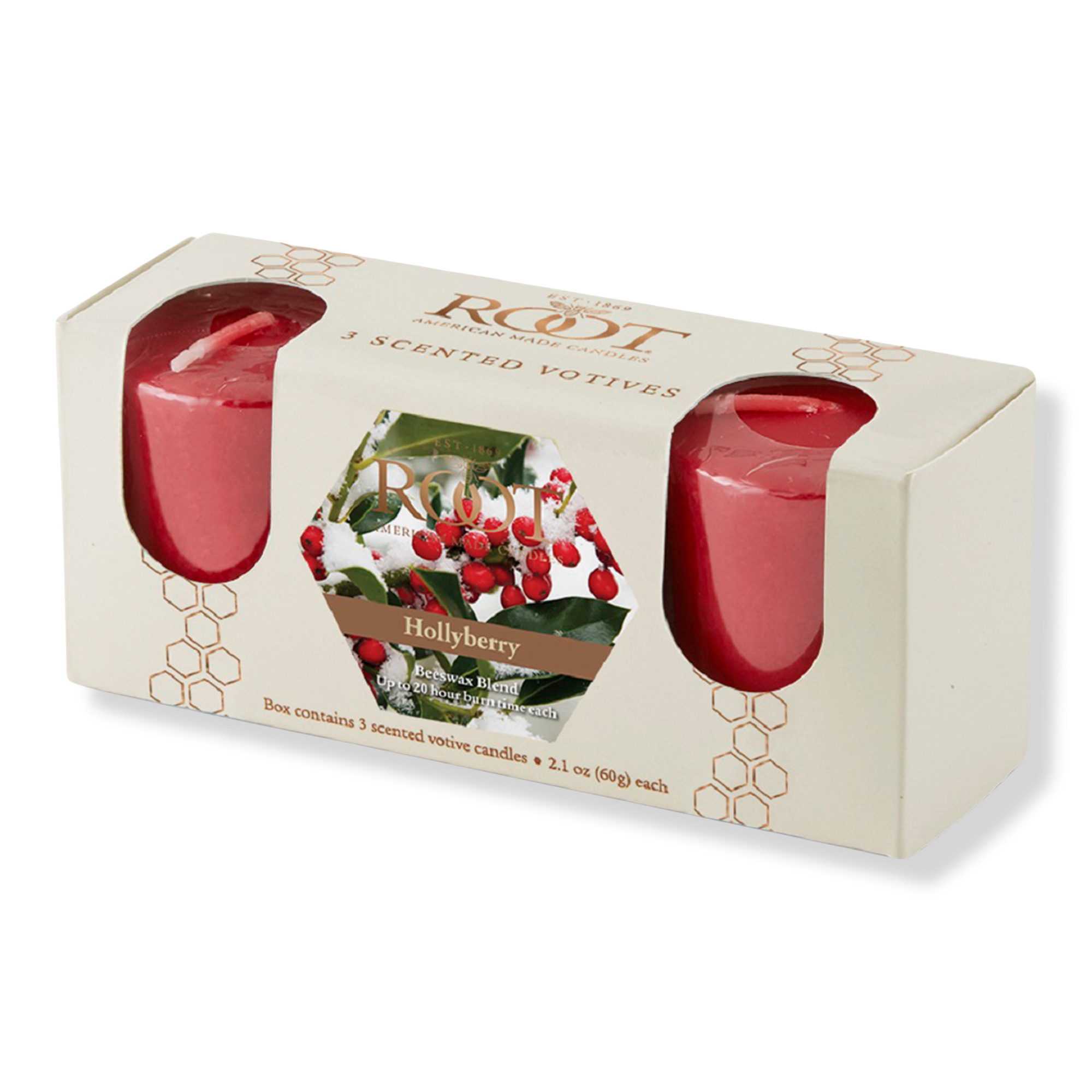 Root Candles Legacy Collection Luxury Scented Candle - Hollyberry #1
