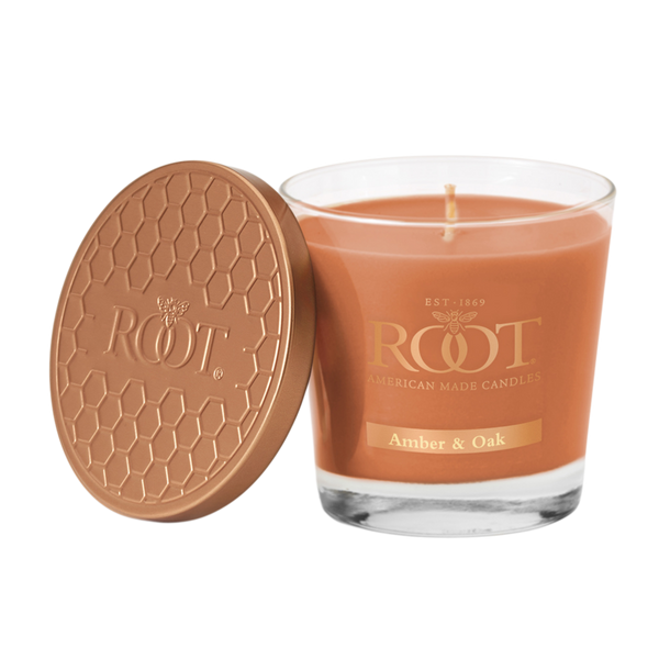 Root Candles Legacy Collection Luxury Scented Candle - Amber & Oak #1