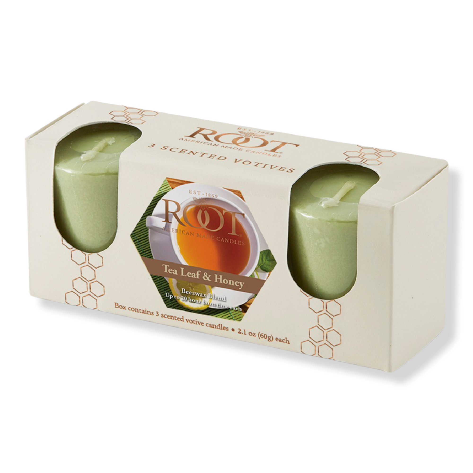 Root Candles Legacy Collection Luxury Scented Candle - Tea Leaf & Honey #1