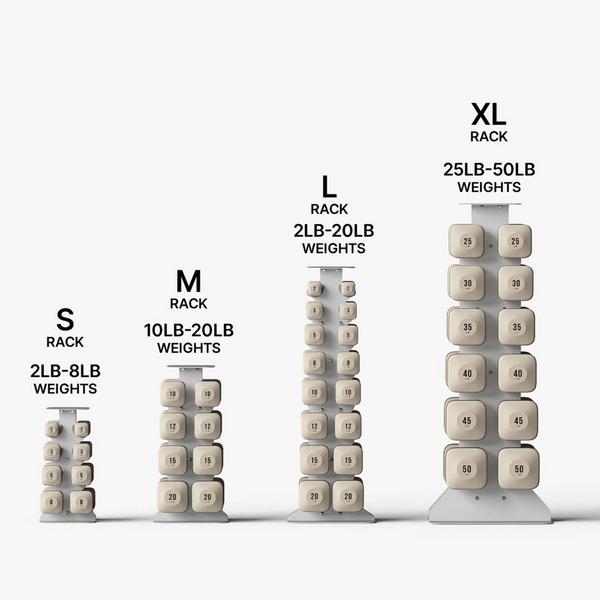 WeGym Dumbbell Rack - Light Gray #3