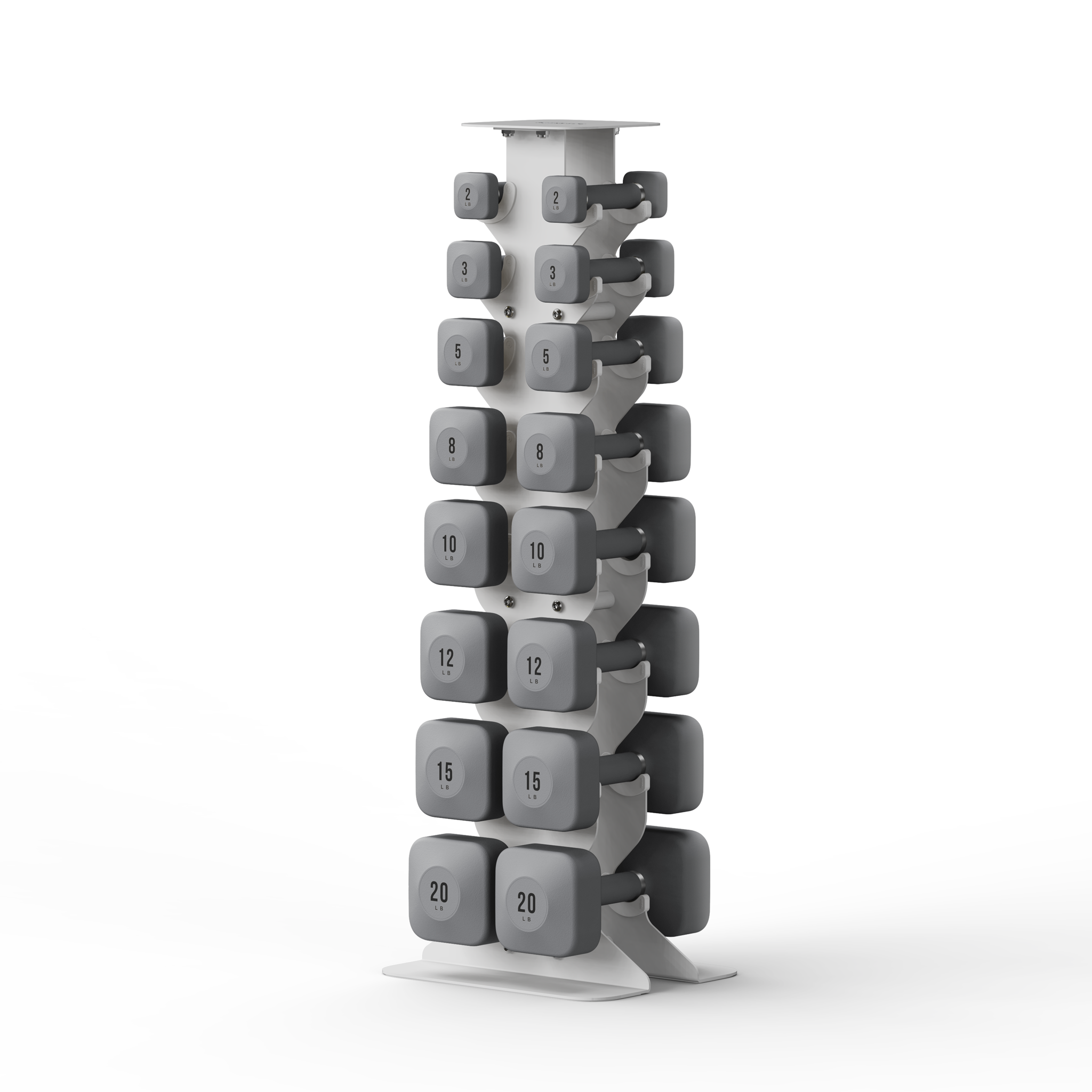 WeGym ProGrip Dumbbells Lower Set with Light Rack #1