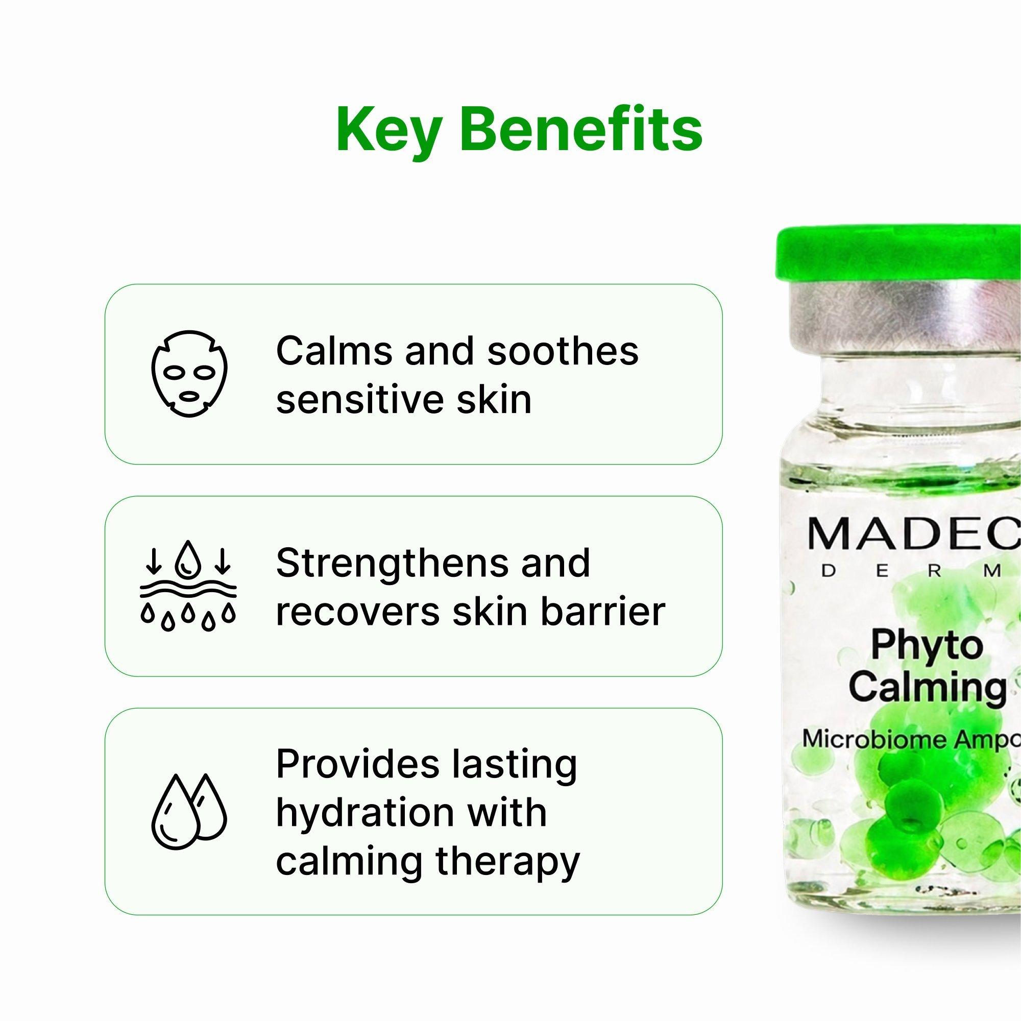 Успокаивающая ампула Madeca Derma Phyto с микробиомом — фото 7
