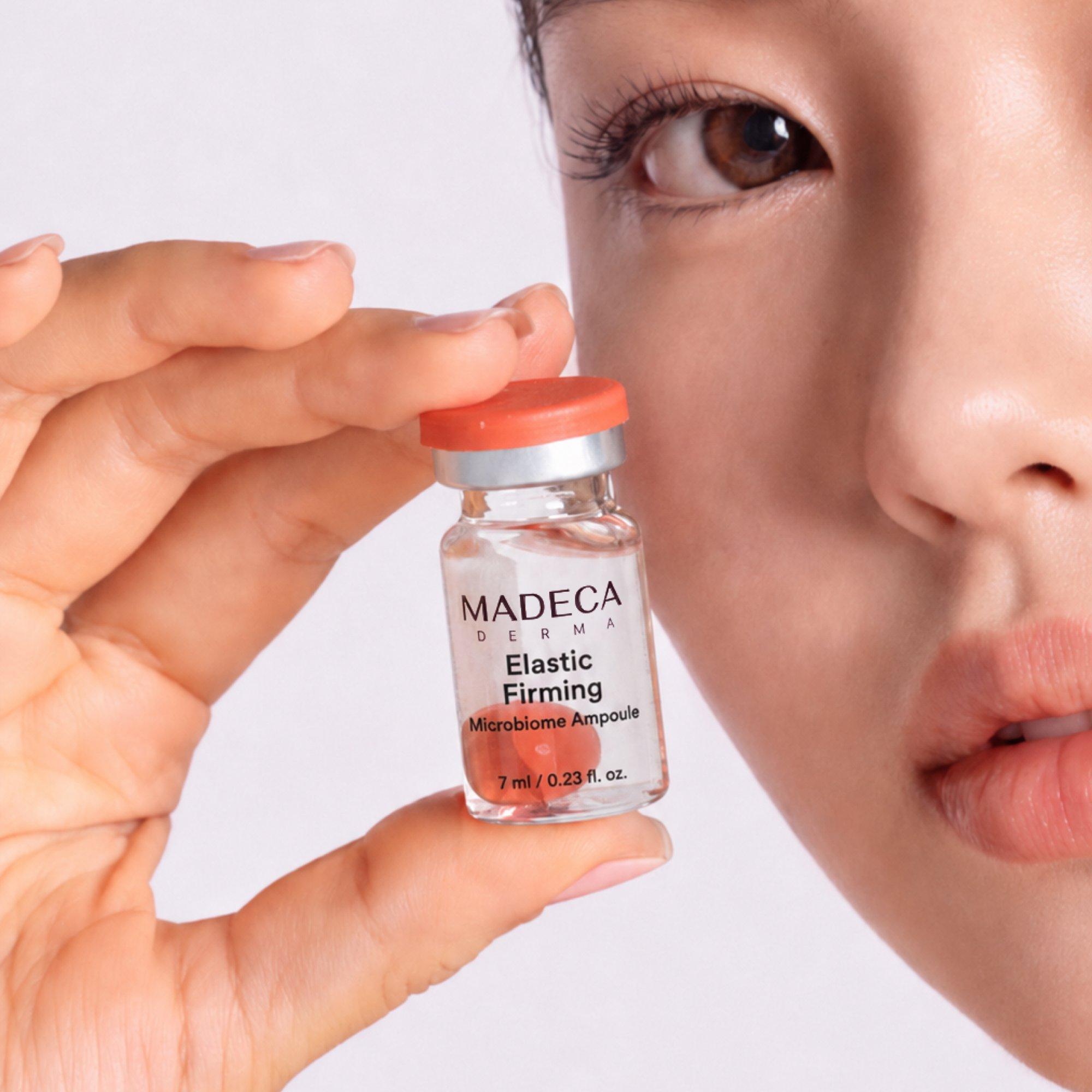 Укрепляющая ампула с микробиомом Madeca Derma Elastic Firming — фото 4