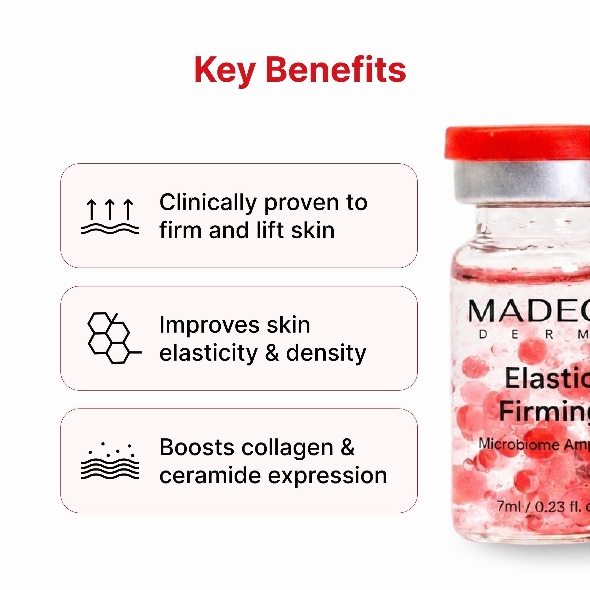 Укрепляющая ампула с микробиомом Madeca Derma Elastic Firming — фото 7