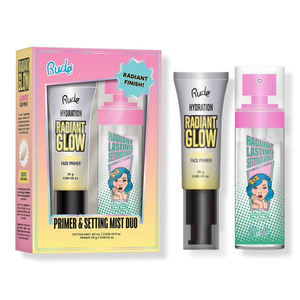 Rude Radiant Finish Primer & Setting Mist Duo #1