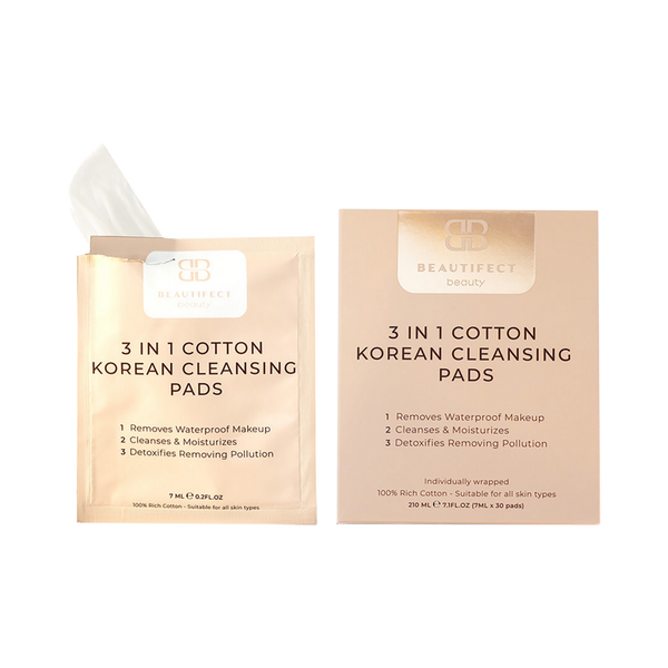 Beautifect 3-in-1 Cotton Korean Cleansing Pads #1