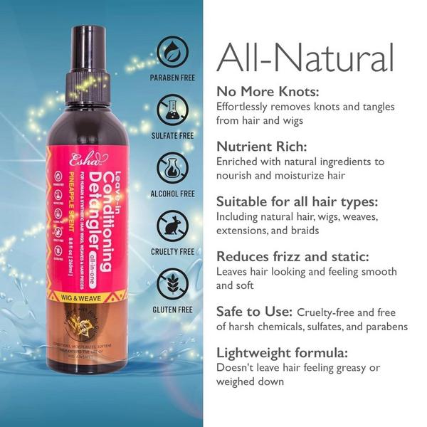 Esha Wig & Weave Leave-in Conditioning Detangler #4