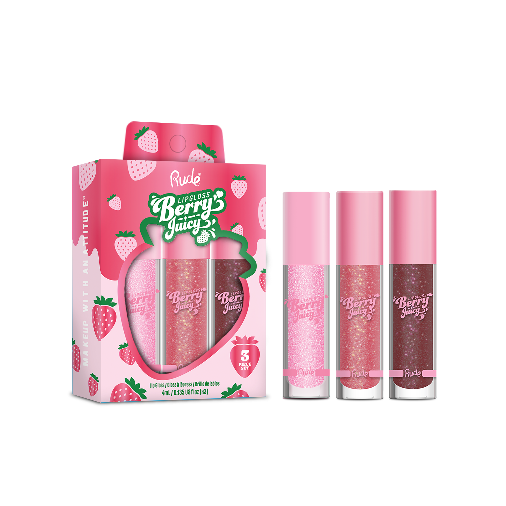 Rude Berry Juicy Lip Gloss Trio #1