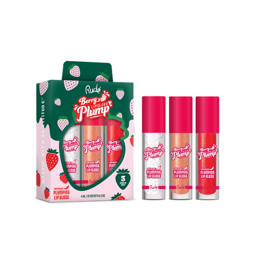 Rude - Berry Plump Plumping Lip Gloss Trio | Ulta Beauty