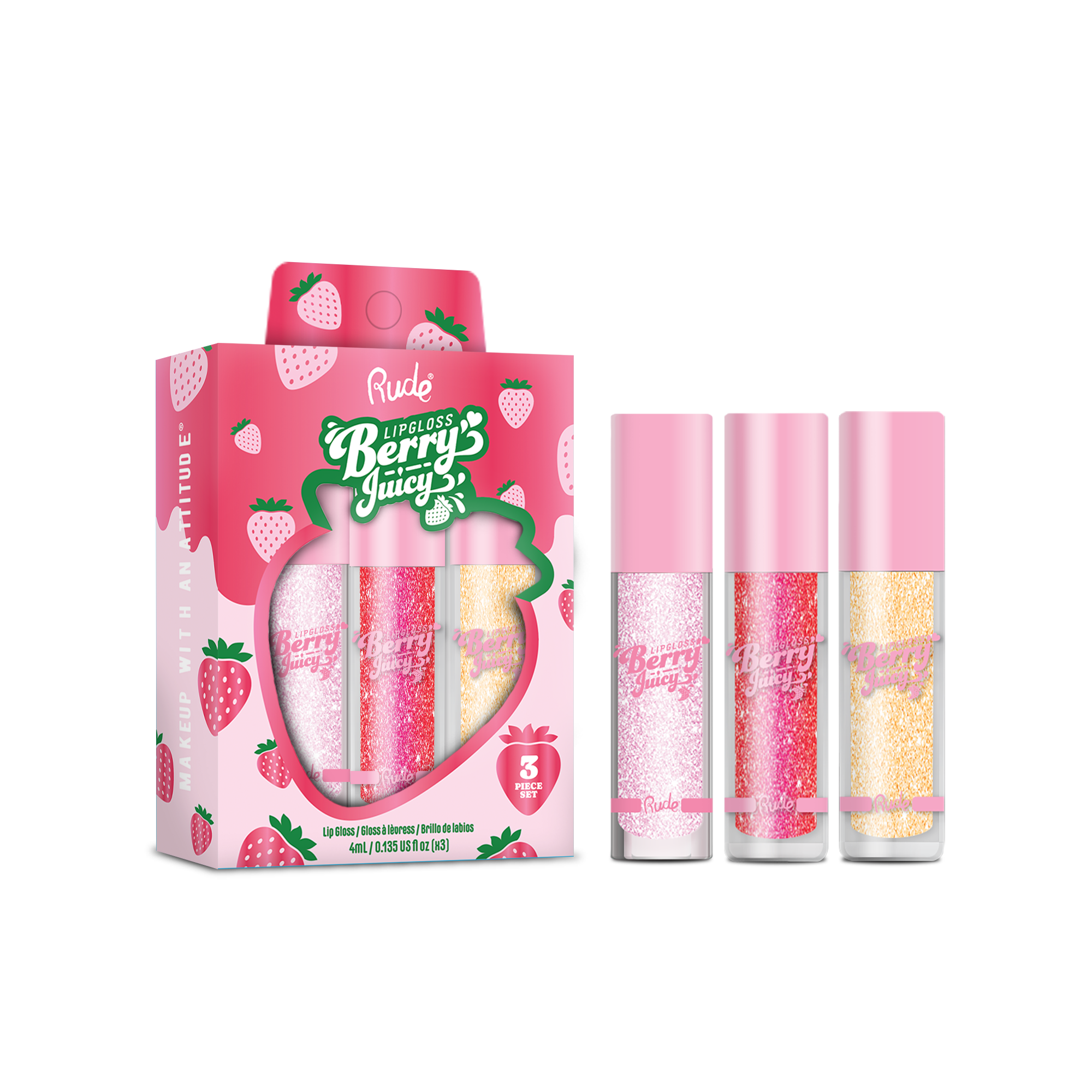 Rude Berry Juicy Lip Gloss Trio #1