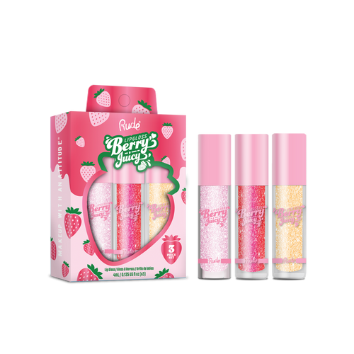 Rude - Crystalize / Pixie Pink / Golden Hour Berry Juicy Lip Gloss