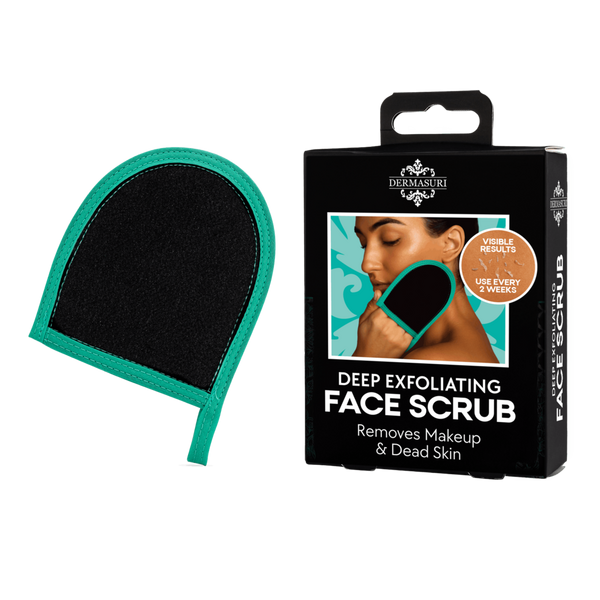 Dermasuri Deep Exfoliating Face Scrub Mitt #1