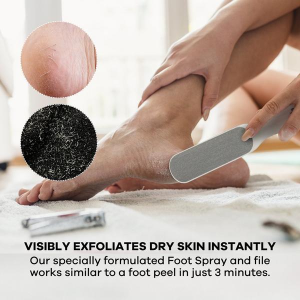 Dermasuri Deep Exfoliating Foot Scrub Set with Dual-Sided File #2