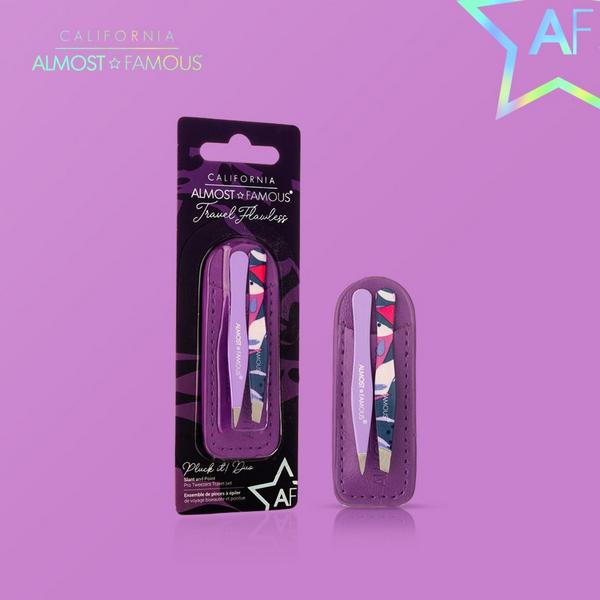 Almost Famous Precision Tweezer Duo with Genuine Leather Travel Case #4