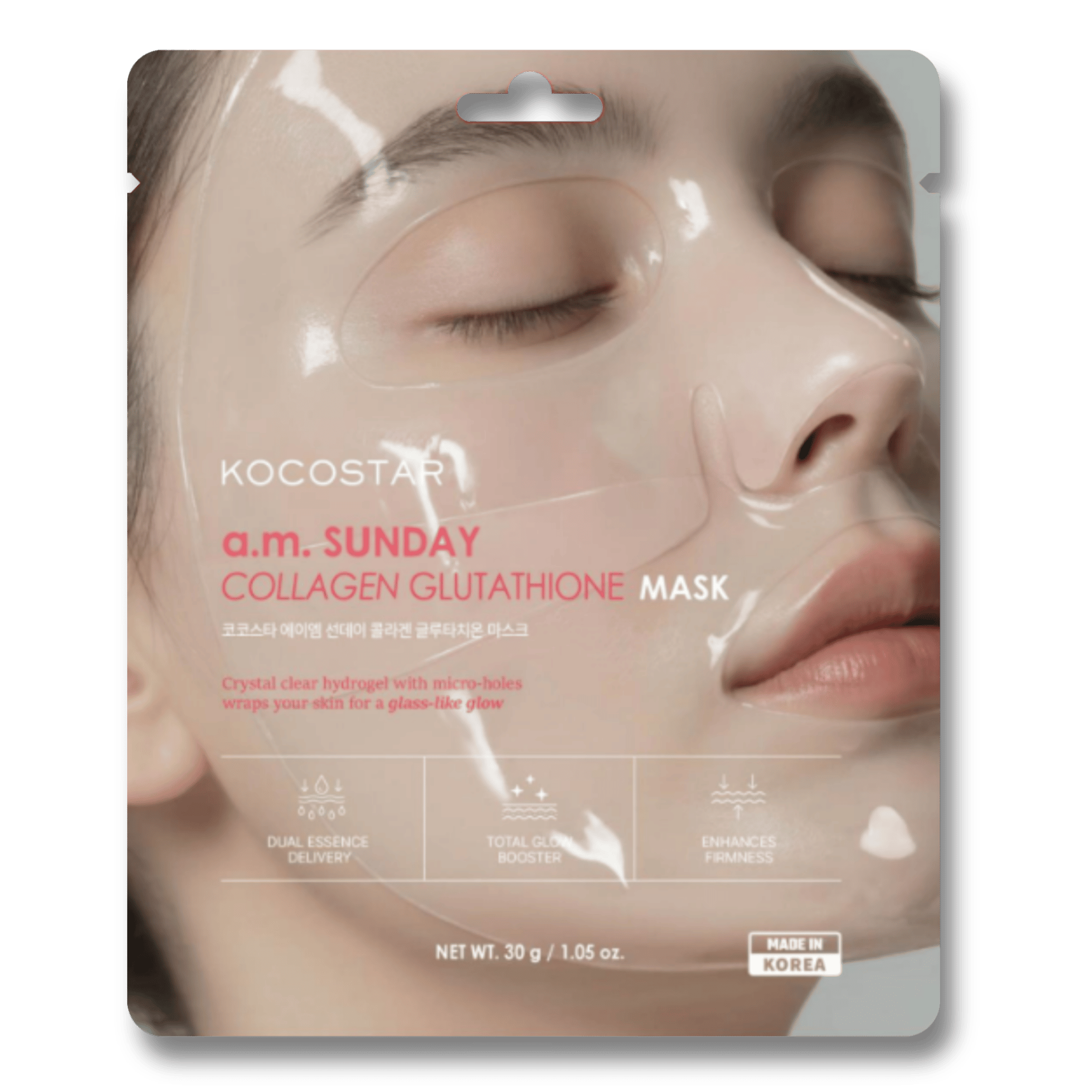 KOCOSTAR a.m. Sunday Collagen Glutathione Mask #1