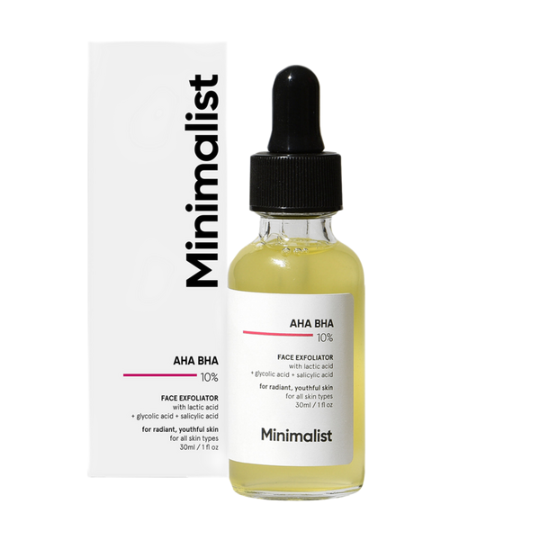 Minimalist AHA BHA 10% Face Exfoliator #1