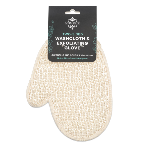 Dermasuri Two-Sided Exfoliating Glove and Washcloth #1