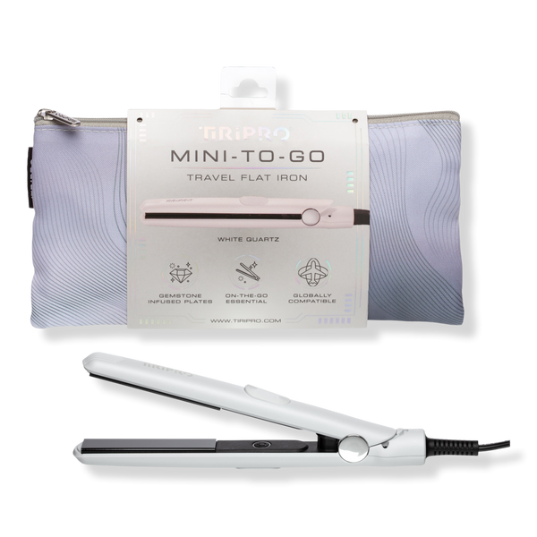 Tiri Pro Mini ToGo Tourmaline Gem Travel Flat Iron with Pouch #1