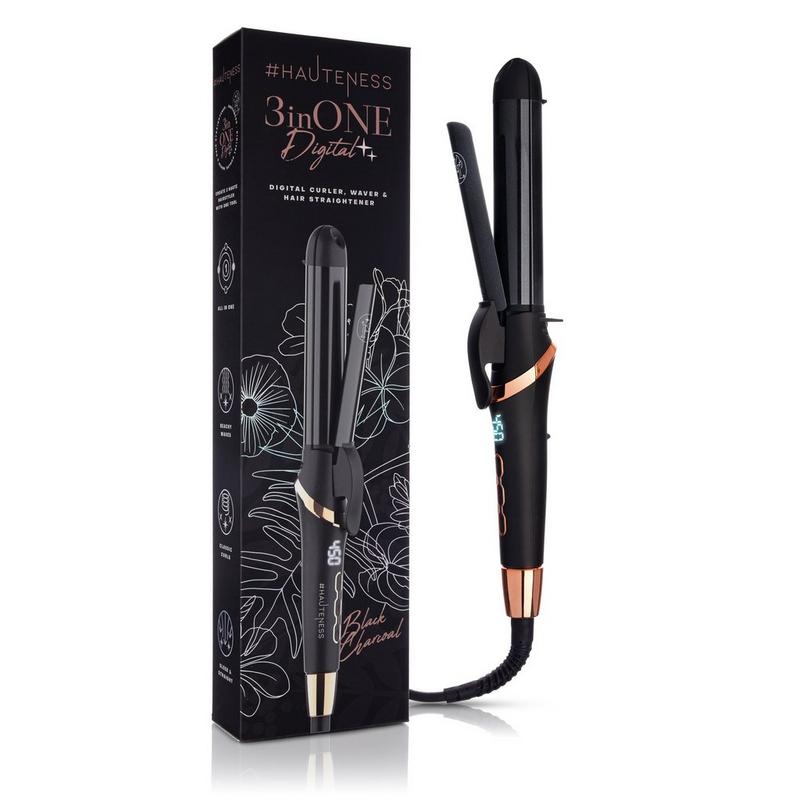 お値下げしました！ANLAN Multi Hair Styler 本体 Hauteness - Black Tourmaline-Ceramic 3-in-1 Multistyler Flat Iron