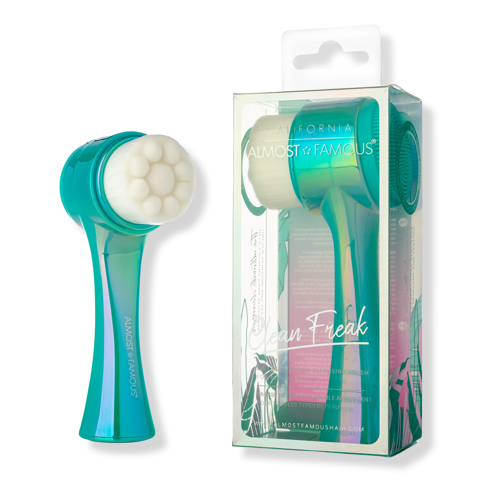 Almost Famous "Cleanse It" 550K Microfiber 2-in-1 Exfoliator Brush #1
