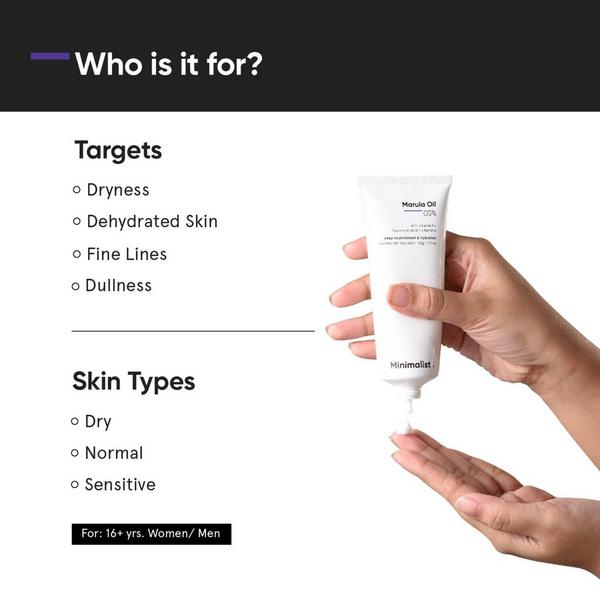 Minimalist Marula Oil 05% Face Moisturizer #3