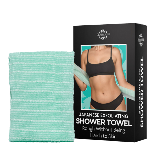 Dermasuri Japanese Exfoliating Shower Towel Washcloth #1