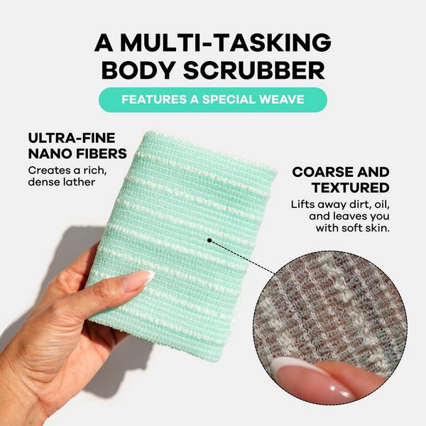 Dermasuri Japanese Exfoliating Shower Towel Washcloth #2