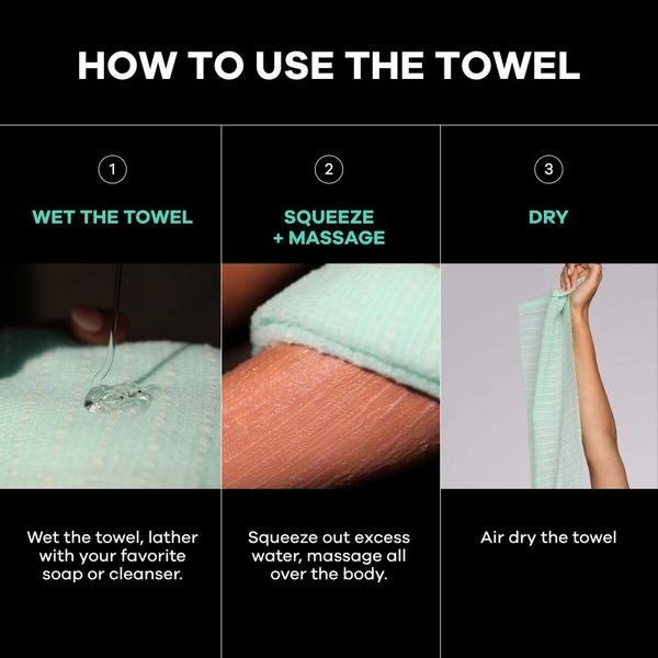 Dermasuri Japanese Exfoliating Shower Towel Washcloth #6