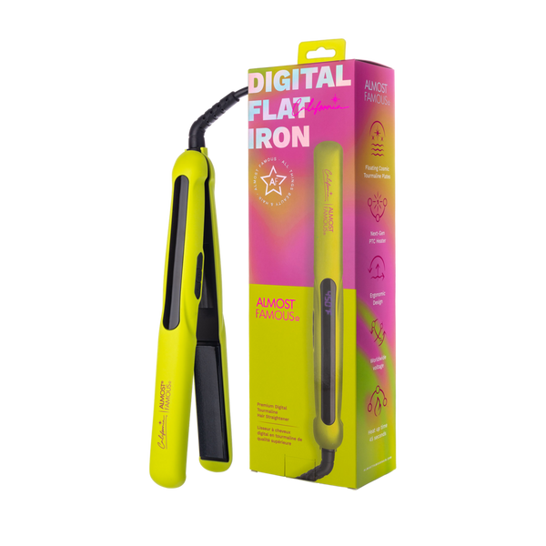 Almost Famous Tourmaline Gem Digital Flat Iron with OnePass Floating Plates #1