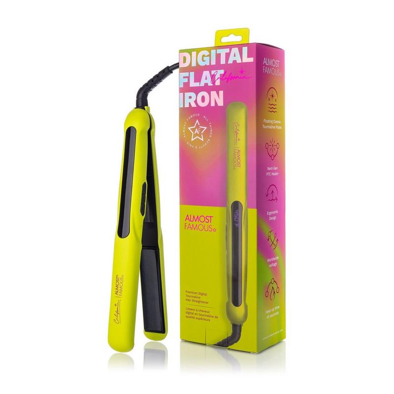 Almost Famous - Yellow Tourmaline Gem Digital Flat Iron with